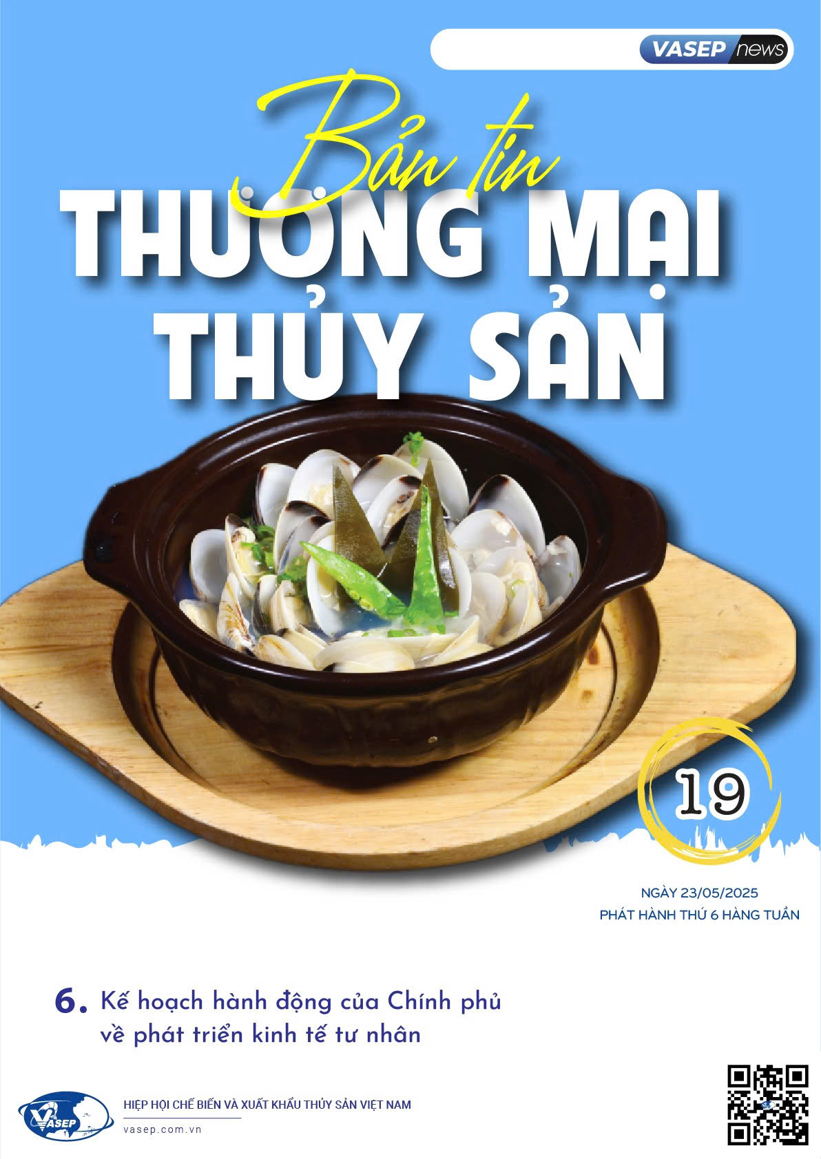 Bản tin tuần Thương mại Thủy sản số 19-2025