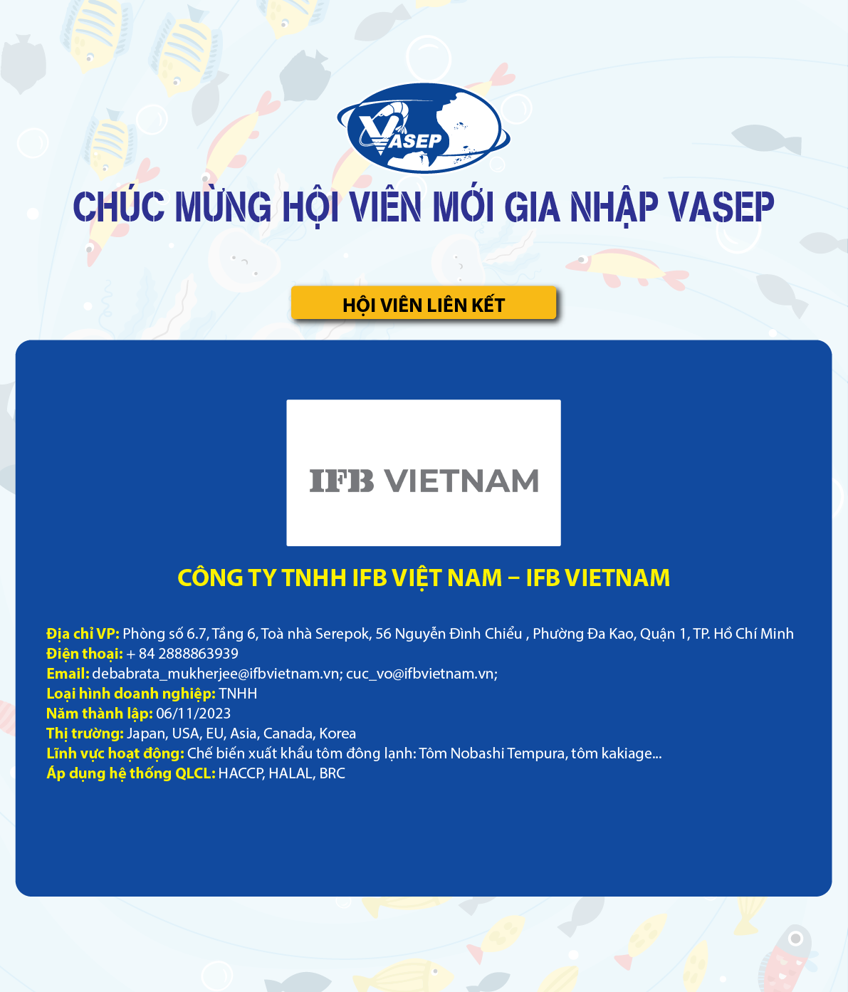 VASEP chào đón thêm Hội viên mới